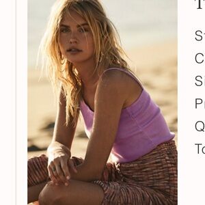 Free People Tan Lines Tank